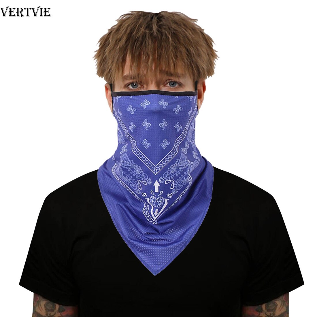VERTVIE Hüfte hüpfen Bandana Mann Frauen Ich bin Freien Stirnbänder Haar Band Handgelenk wickelt Haar Schals Winddicht Sonne Gesicht Schutz schal