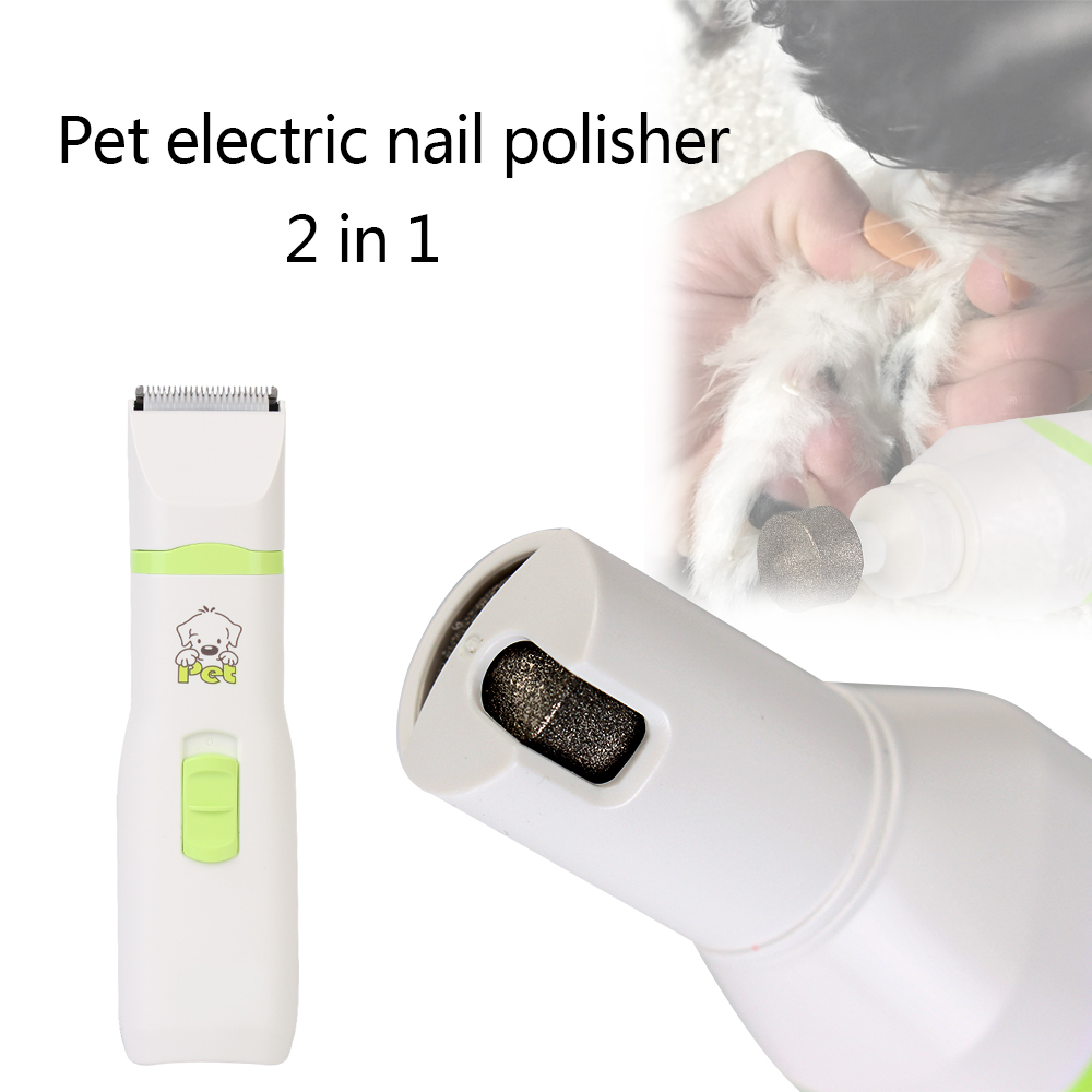 NICEYARD Nail Cutter 2 in 1 Paw Nail Grinder Clippers Pet Grooming Machine Dog Cat Hair Trimmer Pet Hair Cutting