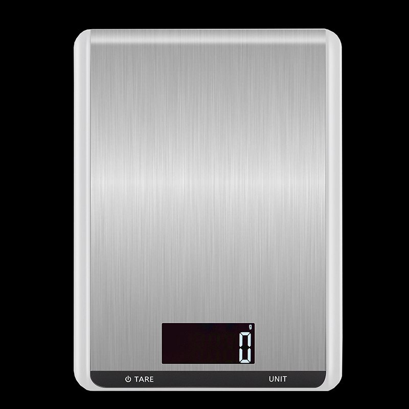 The kitchen scale 5kg stainless steel flat baking scale high precision electronic platform scale 10kg factory direct sales g
