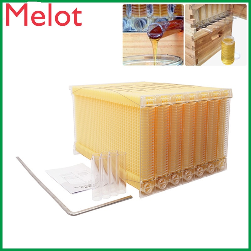 Automatische Honing Collection Nest Frame Imker Bijenkorf Food-Grade Plastic Honingraat Blok Bee Milt Box Bijenteelt Gereedschappen
