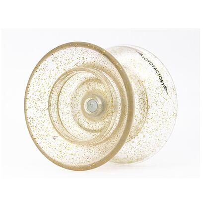 YYF flight YOYO 4A Yo-Yo Strong stability 4A yoyo for yoyo player: Transparent gold