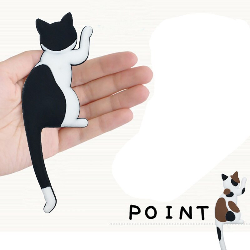 réfrigérateur aimant mignon chat montage mural clés crochet magnétique porte-clés aimant support crochets cintre réfrigérateur porte décor