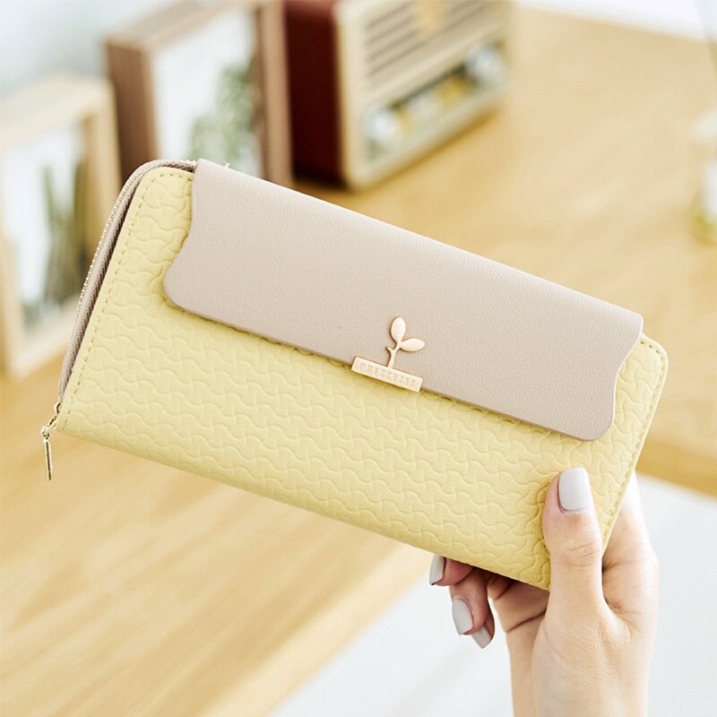 Dames portemonnees, grote capaciteit telefoon portemonnee, snoepkleurige dames clutch, lange rits portemonnees, carteira