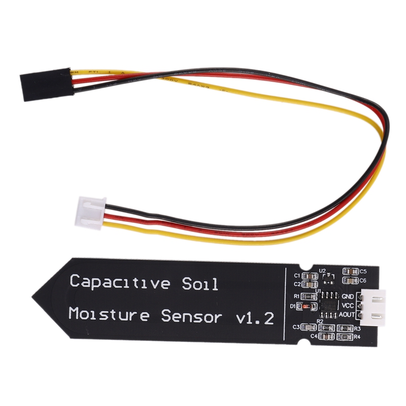 10Pcs Capacitieve Bodemvochtsensor Module Corrosiebestendig Breed Voltage Draad Analoge Capacitieve Bodemvochtsensor V1.2