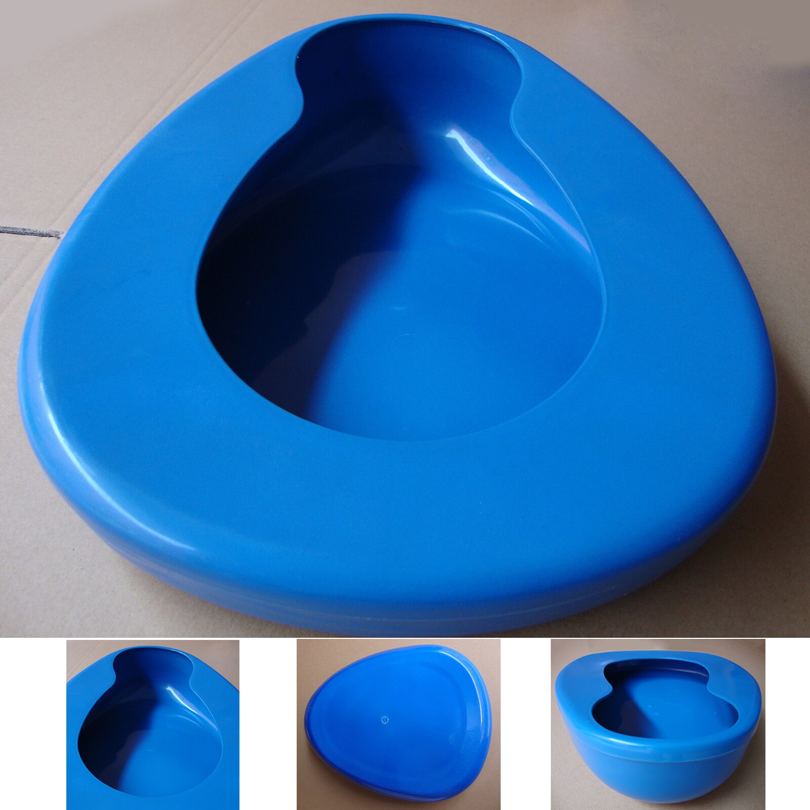 Smooth Bedpan Seat Urinal Unisex Potty for Elderly Daily Use in Bed, Chair or Wheelchair,Durable PP Material