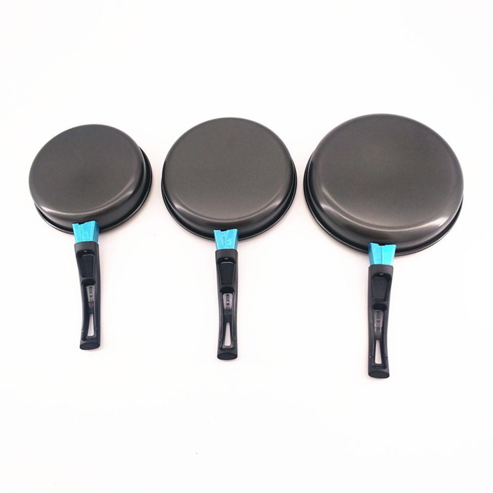 14/16/18cm Mini Non-sticky Flat Base Frying Pan Household Nonstick Pancake Egg Cooking Pans Anti-scalding Handle