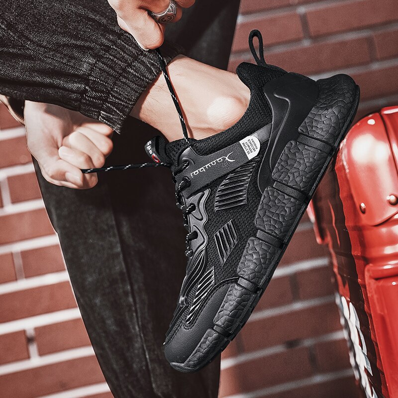 Herresko casual mænd sneakers fritidssko herre åndbare sneakers til mænd stor størrelse herre sneakers zapatos hombre