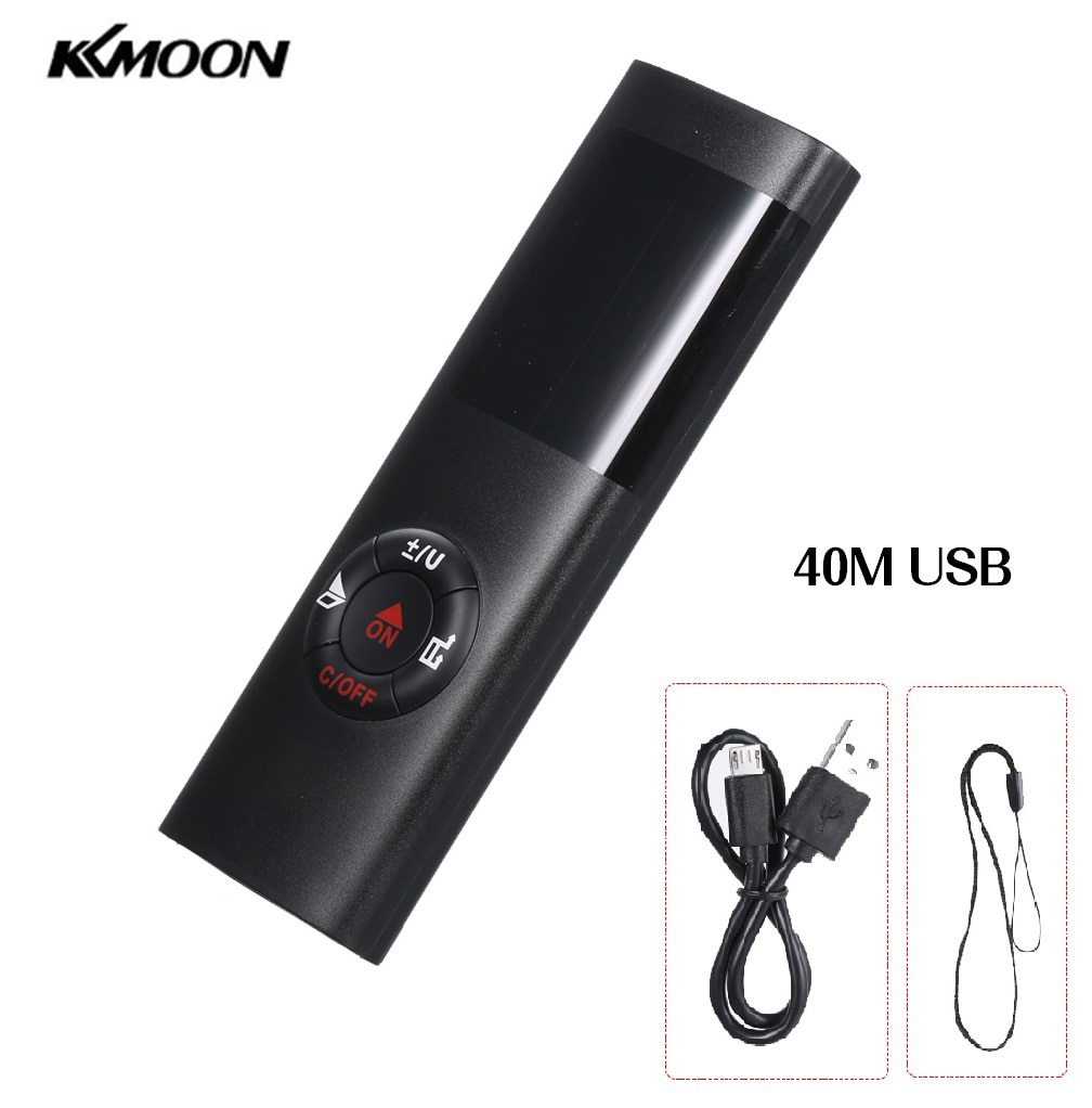 40M Smart Handheld Rangefinder Digital Mini Distance Measuring Meter Portable USB Charging Electronic Space Measurement
