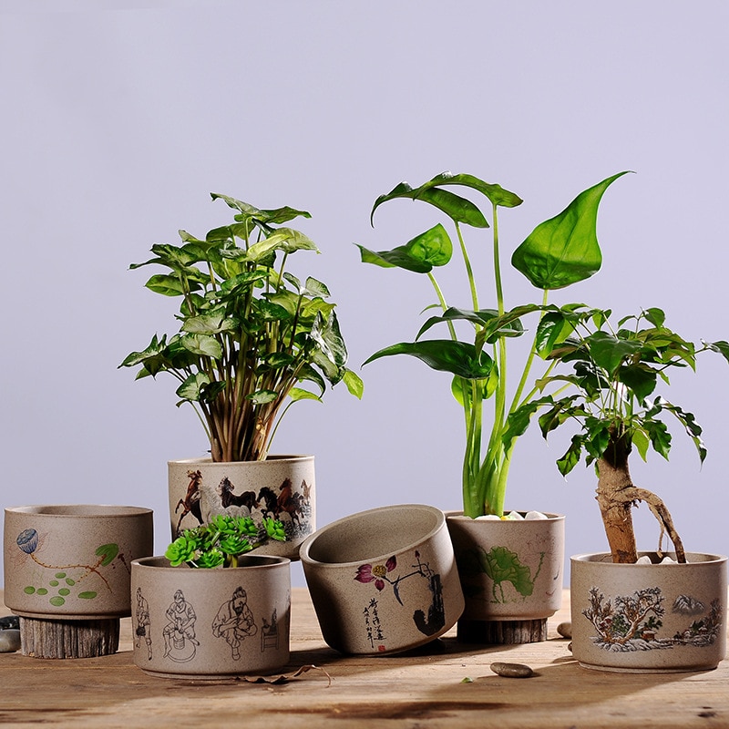 3 PCS DEL Vaso Di Fiori Plastica Griglia Terreno Della Pianta EUR 19,43 - Foto 9