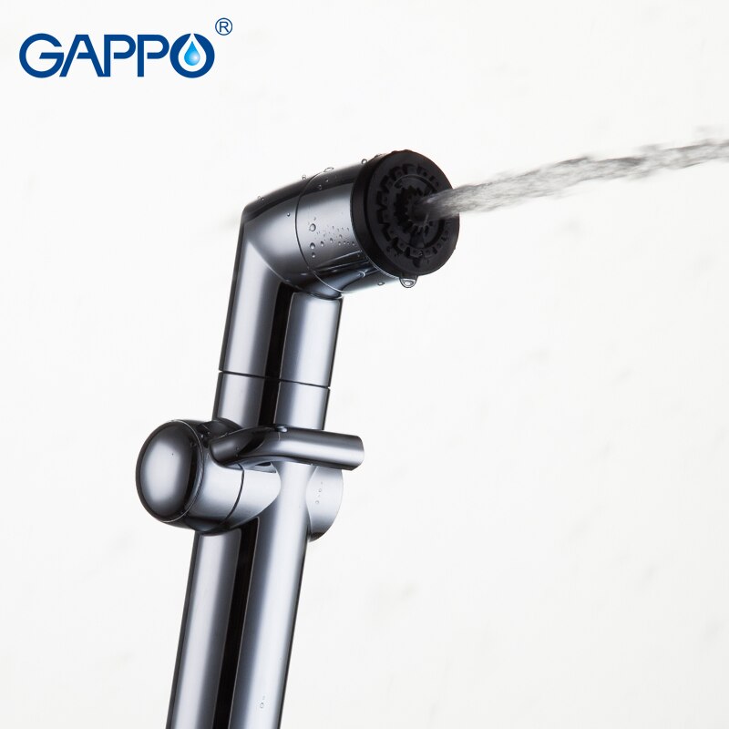 Gappo handigheid ABS Bidet Kraan handdouche badkamer sproeikopmondstuk chrome bad bidet toilet sproeier pulverizador G36