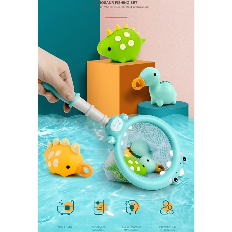 Indoor Water Spelen Vissen Speelgoed Bad Playset Interactieve Speelgoed Voor Baby Draagbare
