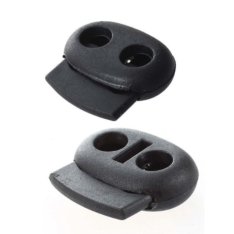 40 Pcs Double Hole Spring Loaded Drawstring Rope C... – Grandado