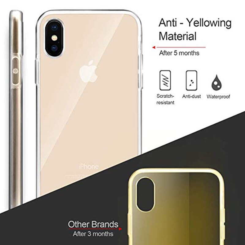 360 Full Body Protect wyczyść etui do iphone 7 8 6 6S Plus XR X iphone 11 Pro XS MAX 5 5S SE Dropproof miękkie silikonowe etui z tpu