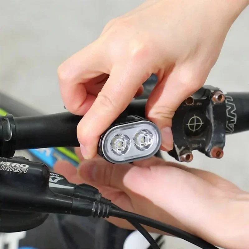 Luz trasera delantera para bicicleta, luz LED para bicicleta, faro con carga USB, luz trasera duradera para ciclismo, lámpara para bicicleta, accesorios para bicicleta