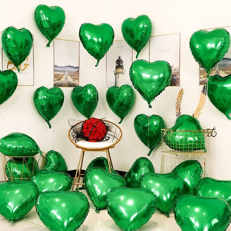 10/50/100 pçs diy decoração de festa de casamento balões de amor dia proposta romântica para casa feliz aniversário ornamento balões de férias: Rosa Vermelha