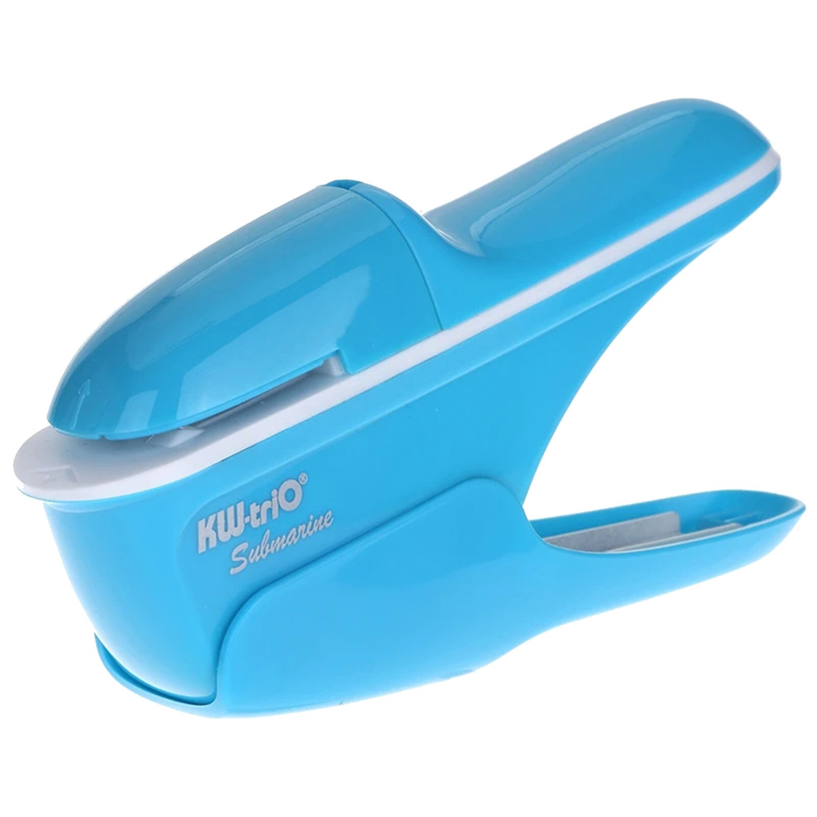 Non-stapling Stapler -selling Practical Book Paper And Effort-saving Stapler Learning Home Portable Stapler#g30: Blue
