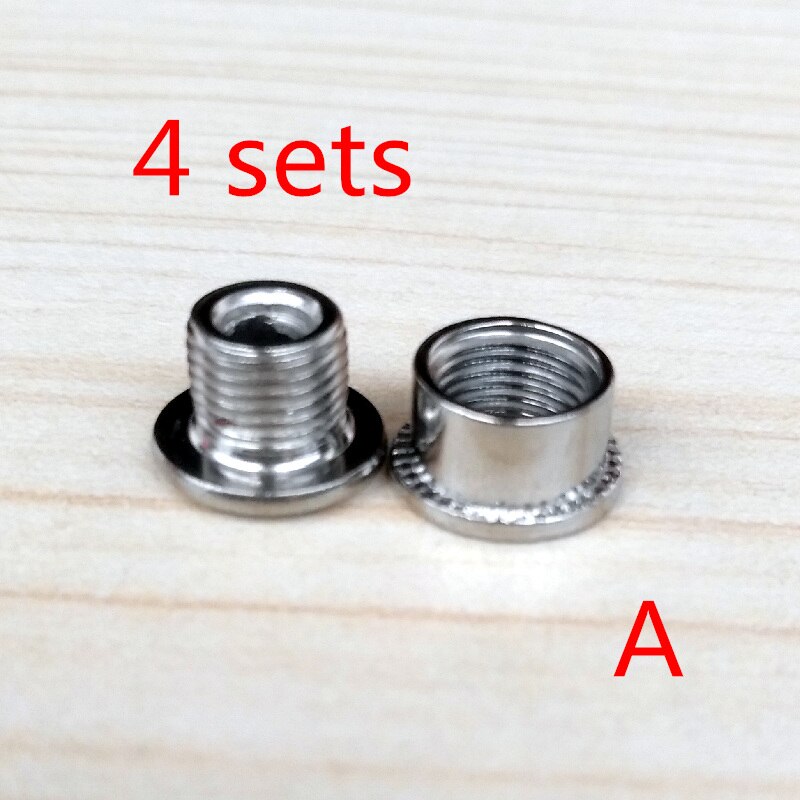 4 set  m8 skruvar i rostfritt stål 304 mutter/bultar set för cykelväxelhängare växelhängare mech dropouts: Lsap 4