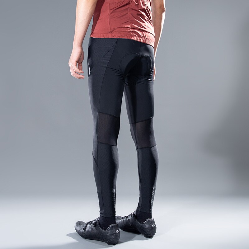 Santic-Pantalones largos para ciclismo, mallas largas acolchadas de esponja para ciclismo de montaña, para hombre, para otoño