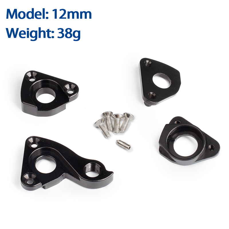 Colgador de cambio trasero de aleación para bicicleta MTB, soporte de marco, gancho trasero, piezas de bicicleta, piezas de bicicleta, 135*9mm, 148*12mm: Blanco