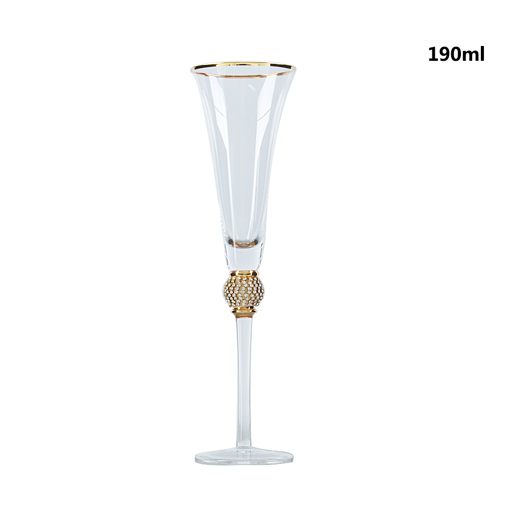 Bali Indonesia Style Glasses Champagne Wedding Glasses For The Bride And Groom Cocktail Party Glass Cake Table Deco: JS1135