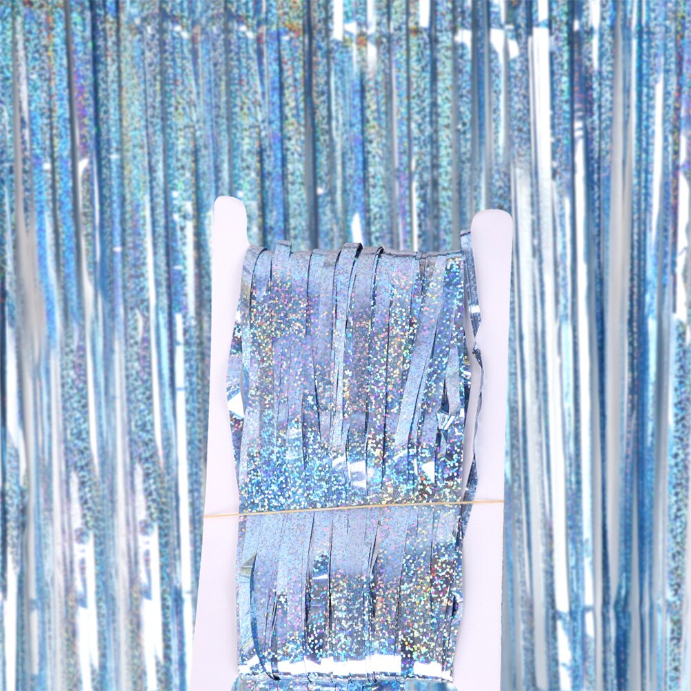 Fransk gardin metallisk baggrund gardin dekoration vægdekoration fotoboks baggrund glitter glitter gardin glitter gardin