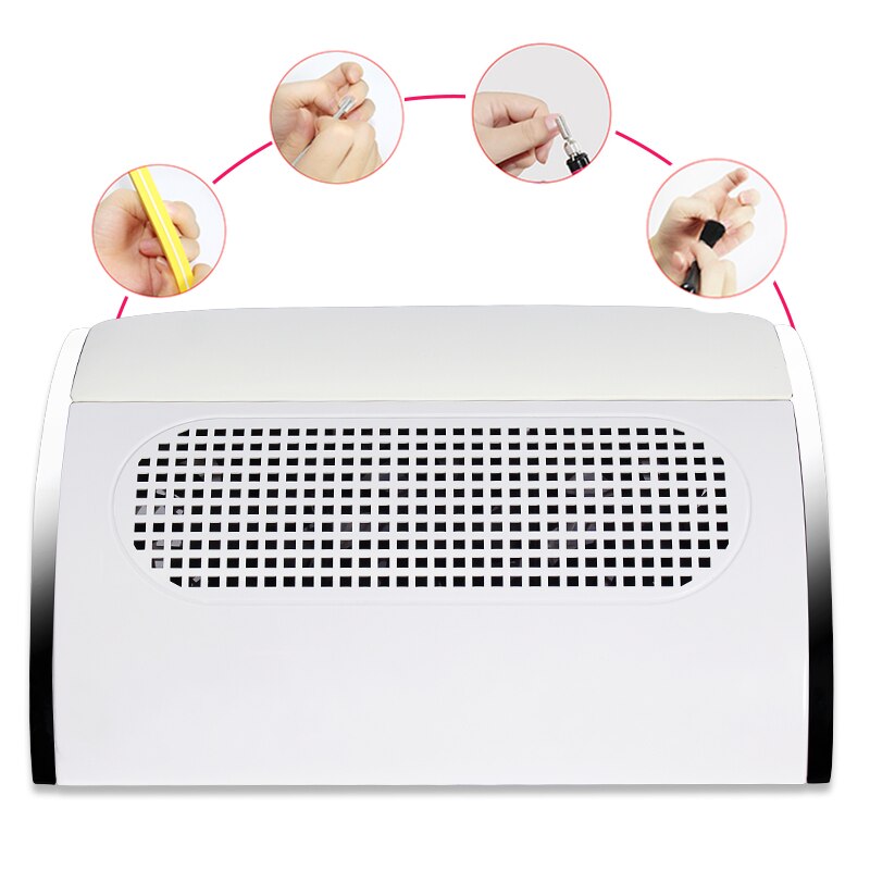 Leistungsstarke Nagel Staub Absaugung Collector 3 Fan/1 Fan Staubsauger Maniküre Werkzeuge mit Staub Sammeln Taschen Nagel Kunst saug