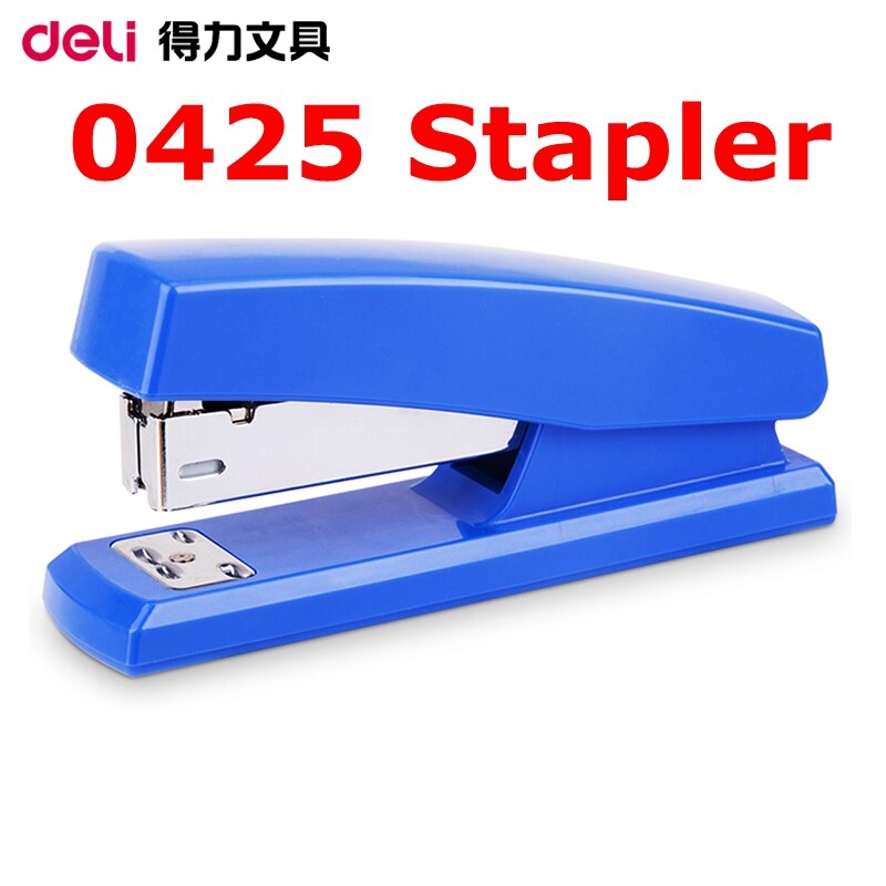 [ReadStar]Deli 0425 classic economy stapler 20 papers capacity match 24/6-26/6 staple office suppliers hand paper binding