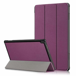 Capinha para lenovo tab m10 10.1 capa funda TB-X605L TB-X605F TB-X505F TB-X505L TB-X505X magro suporte de dobramento magnético capa escudo: Purple