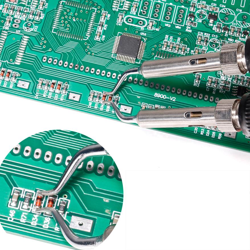 Yihua 938D Draagbare Elektriciteit Pincet Soldeerstation Constante Temperatuur Digital Display Soldeerbout Lasapparaat