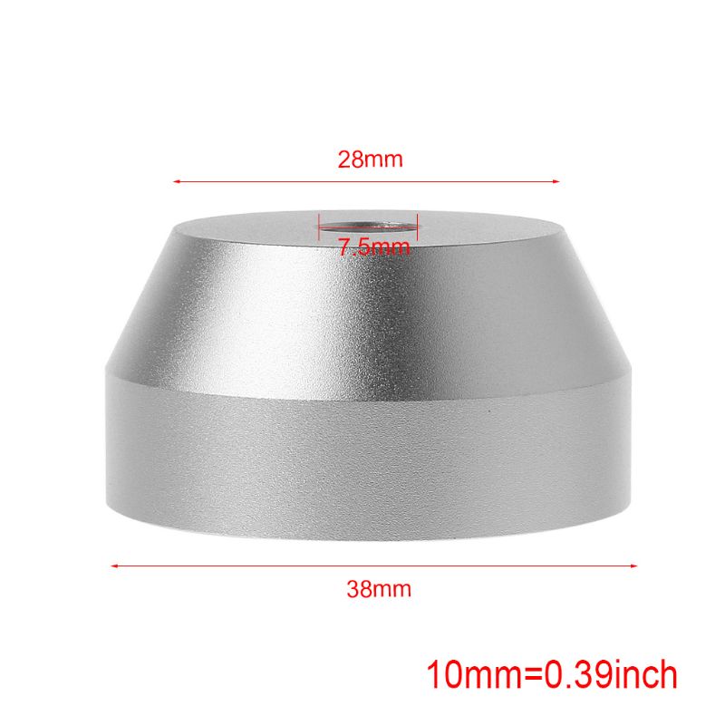 Vinyl aufzeichnen Kuppel Adapter Universal- Aluminium Silber 7 "45 RPM Plattenspieler Zubehör