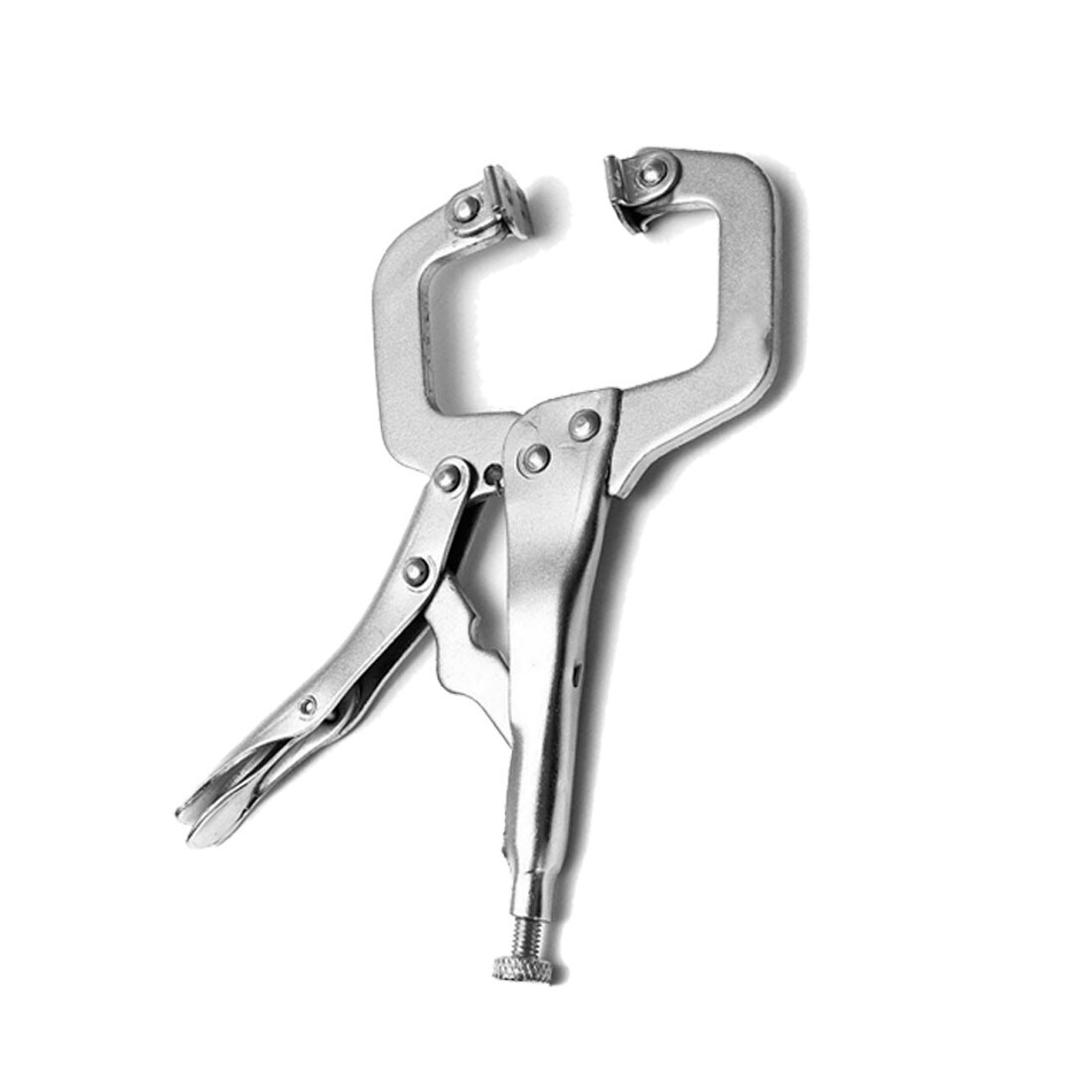 6 inch/ 9 inch C Clamp Weld Clip Woodwork Tenon Locator Grip Lock Jaw Swivel Pad Wood Fix Plier Pincer Work