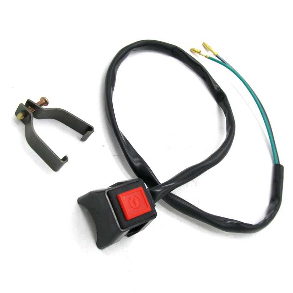 Kill switch-knap til dirtbike quad atv dual sports motorcykel starthorndel