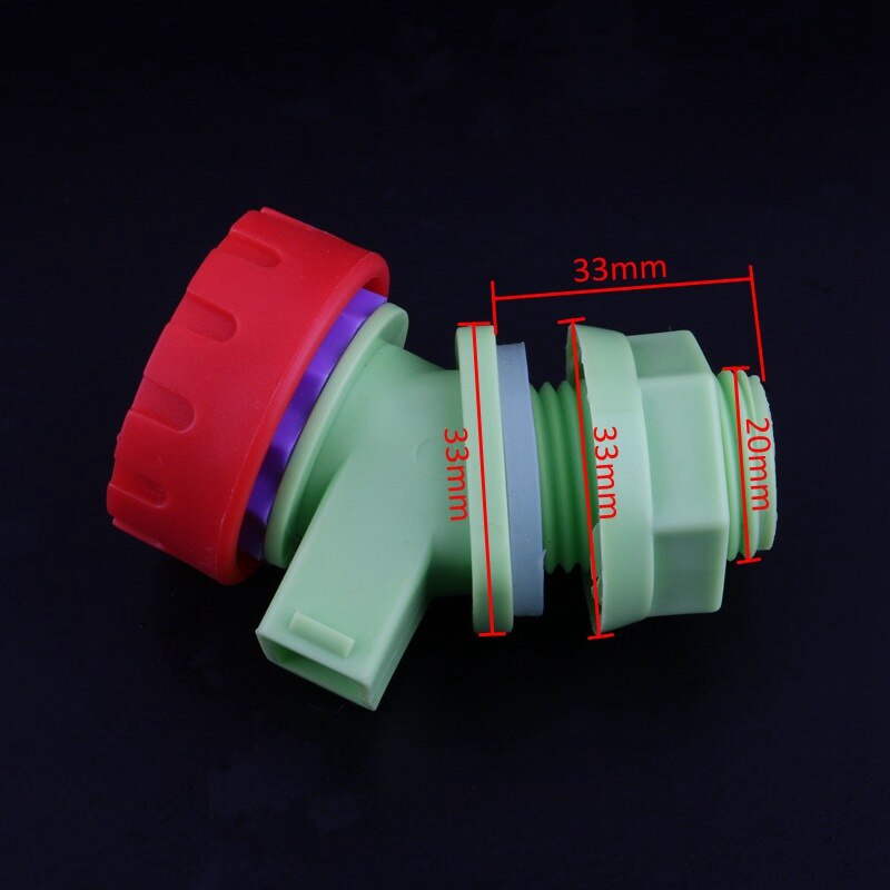 Water Tank Adapter Plastic Tap Valve Fittings Garden Water Connectors Drain Faucet Adapter Wine Barrel Fittings