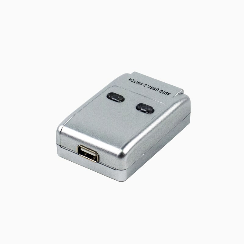 2 Ports Auto USB Switch 2 Input 1 Output Printer Sharer Two Computers Share One USB Device usb2.0 Converter