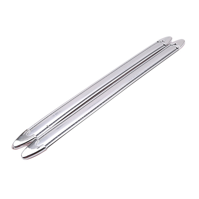 4pcs Car SUV Edge Anti-collision Strip Bumper Protector Protective Guard Bar Anti-Rubbing Scraping Bumper Crash styling Moldings