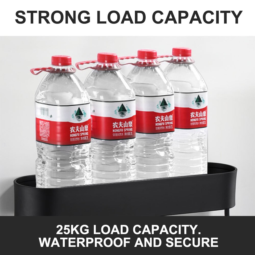 Wall Mount Bathroom Shelf Rack Bath Shower Storage Organizer Shower Caddy Holder Kitchen Shelf Organizer Bathroom Accessories