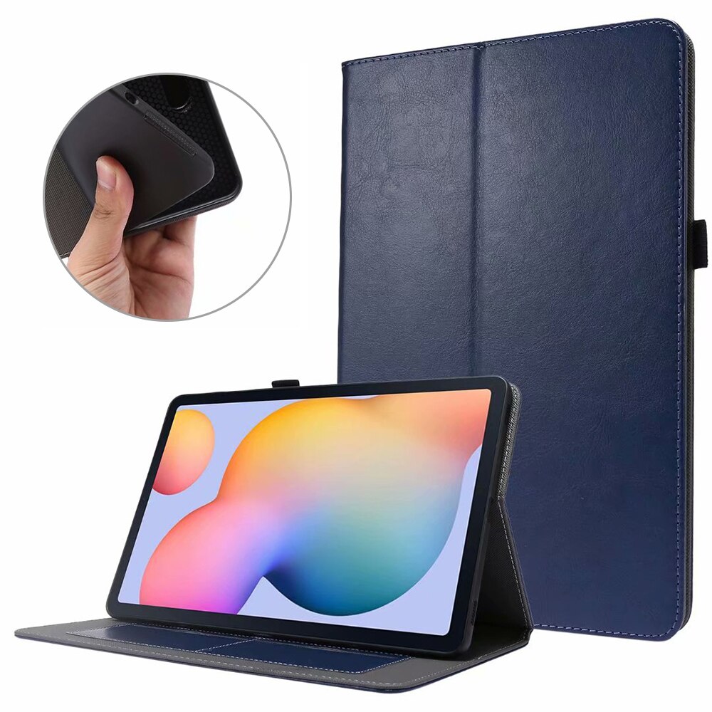 For Huawei MatePad 10.4 " BAH3-W09/L09/00 Case PU Flip Stand Cover for Huawei Honor MatePad Pad V6 10.4 KRJ-W09/AN00 Tablet: Dark Blue / For MatePad 10.4