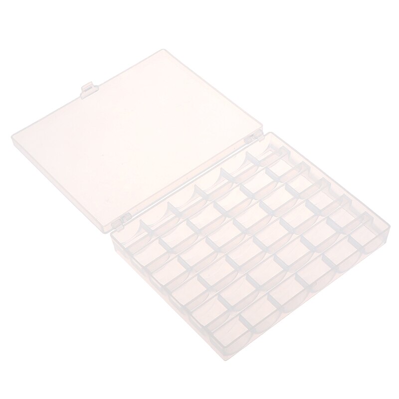 Spulen Nähmaschine 5 Stück Spulen Organizer Mit 25 Fächern Leere Spulen Aufbewahrungsbox Spulenbox Leer