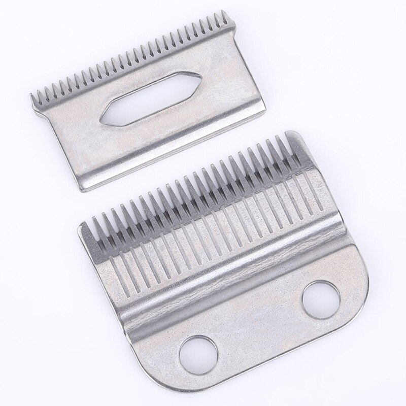2pcs Stainless Steel Detachable Clipper Blades with 2 Hole Replacement Blade Accessories