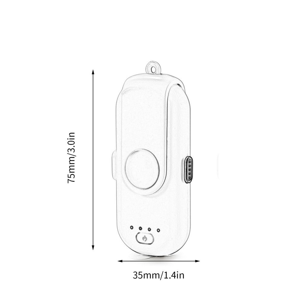 Magnetische Power Bank Mini Vinger Nood Mobiele Power Magnetische Draagbare Mobiele Snel Opladen Externe Batterij