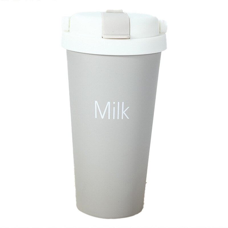 304 Stainless Steel European Straw Coffee Cup Office Insulation Cup Outdoor Leisure Car Grinding Cup: Champagne