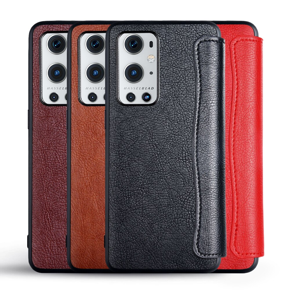 Case for OnePlus 9 Pro Flip cover PU Leather with card slot no magnet for OnePlus 9 Pro case fundas capa coque