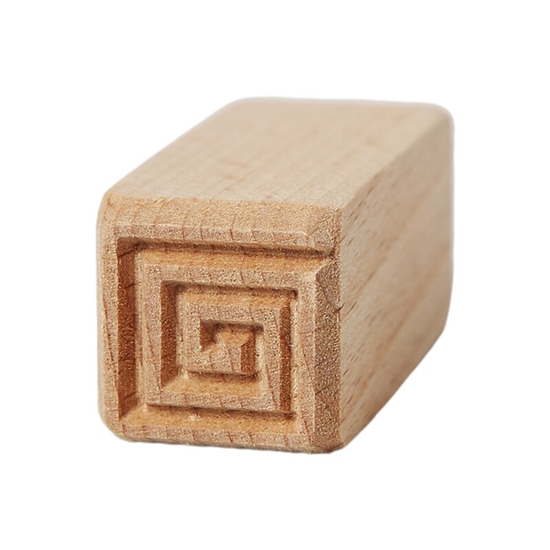Houten Aardewerk Stempel Diy Klei Gereedschappen Postzegels Modellering Patroon Stempel 101A: 05
