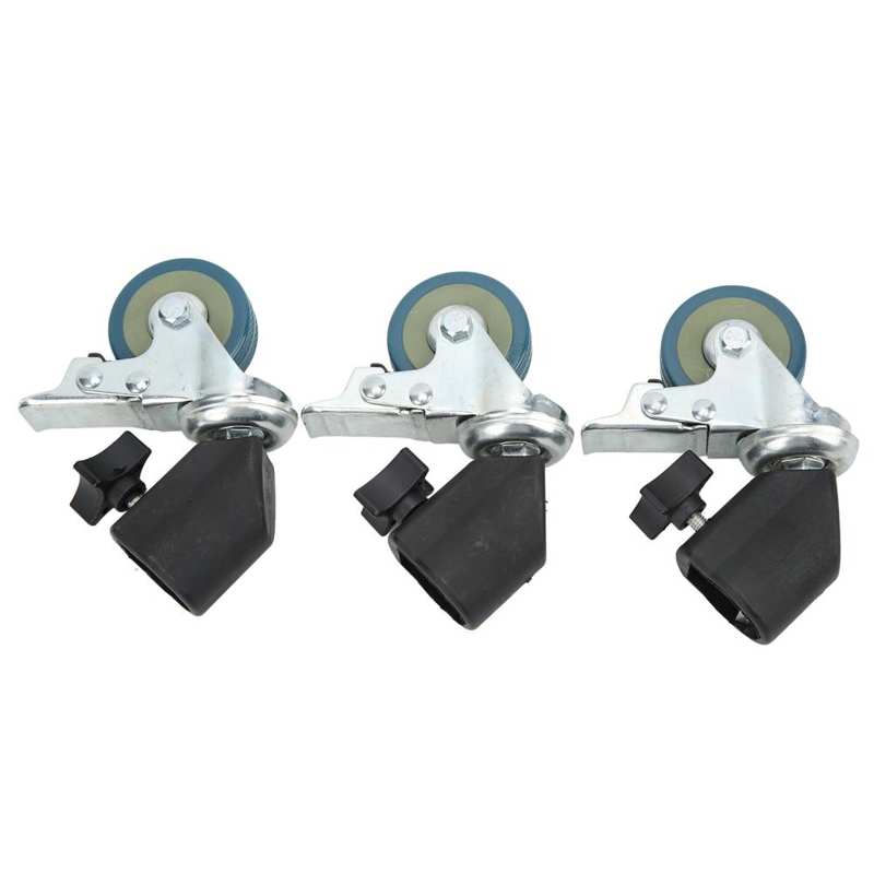 Locking Caster Set Universele Licht Stand Zwenkwielen Voor Fotografie Light Stand Voor Statieven