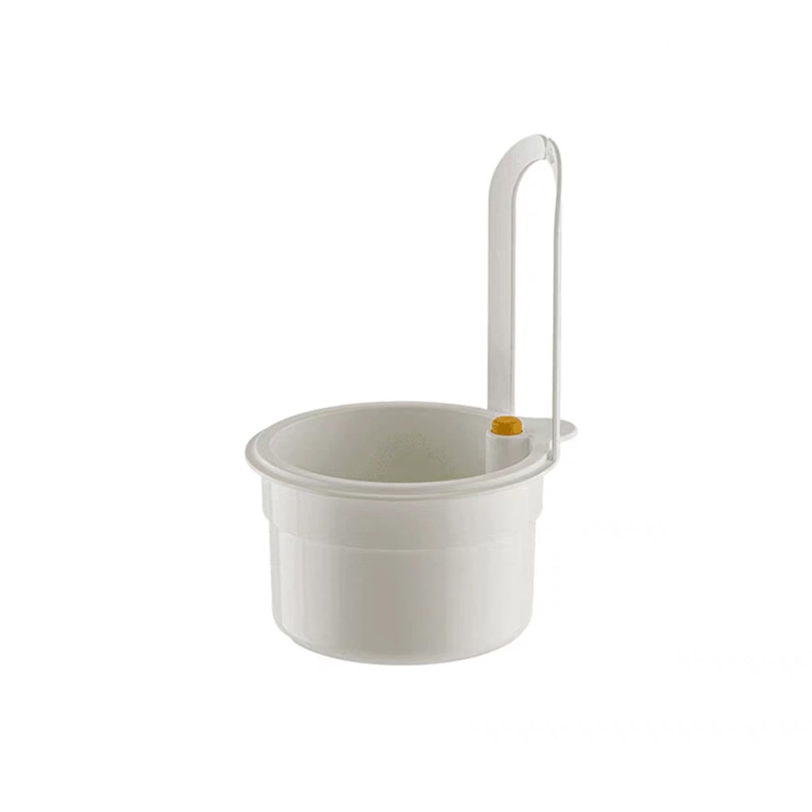 Colador de fregadero colgante para cocina, cesta, filtro de residuos de alimentos, escurridor plegable con mango para utensilios para lavar platos: Níquel