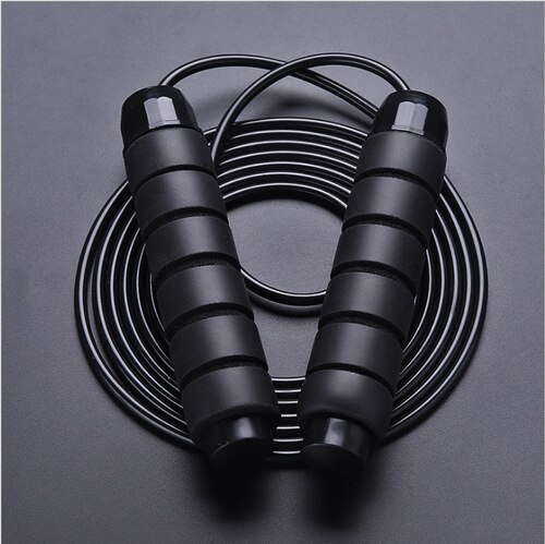 Comfortabele Grip Springtouw Pvc Fitness Heavy Duty Boksen Apparatuur Springtouw Cardio Pesi Palestra Exercise BD50YY: black 7