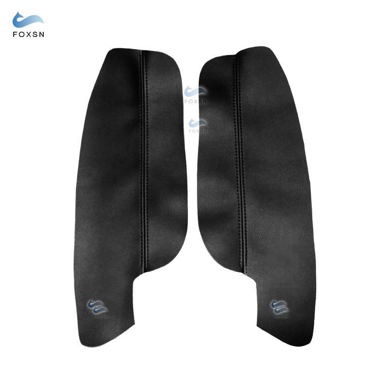 Para VW Caddy , 2 uds de cuero de microfibra coche Interior para puerta frontal con reposabrazos Panel de cubierta de repuesto