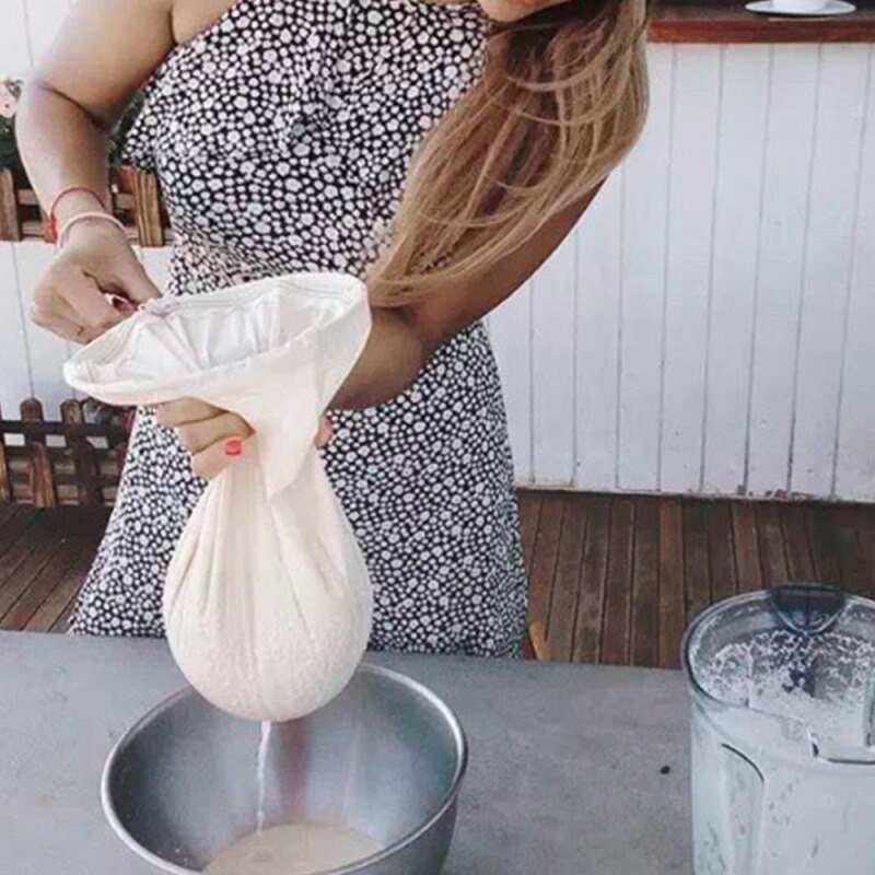 Ølbryggepose hjemmebryggefilter vinfremstilling maltpose finmasket nylon matsilpose filterpose for nøttemelkjuice