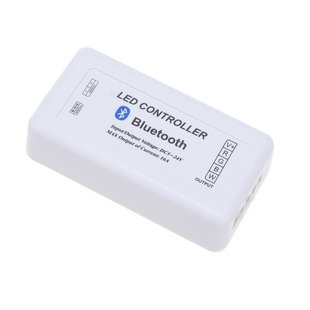 PWM Bluetooth RGBW LED Controller for LED Strip Light Module Magic LED Light Support for Iphone for Android DC5-24V 16A Max