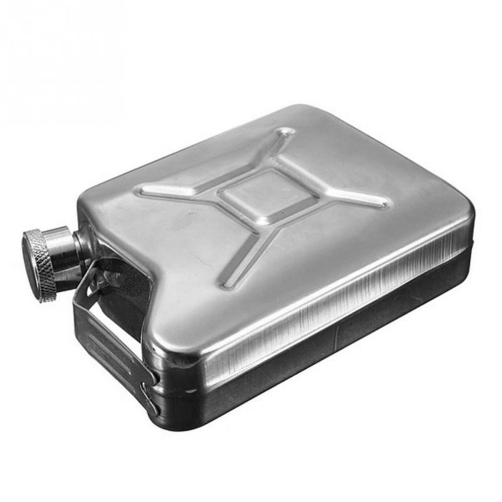 5 oz Jerrycan Oil Jerry Can Liquor Hip Flask Wine Pot Stainless Steel Jerrican Fuel Petrol Gasoline Can